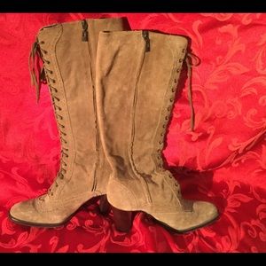 Franco Sarto Suede Boots